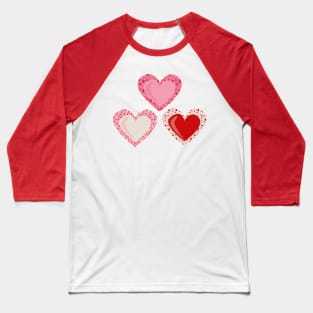 Valentines - Heart Baseball T-Shirt